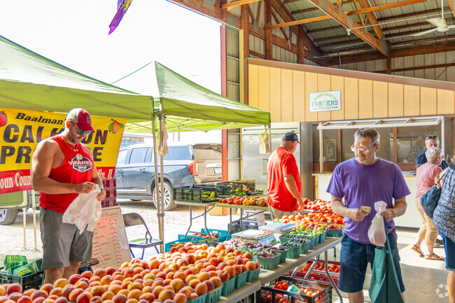 The Illinois Product Farmers Market is an open-air marketplace offering seasonal produce.