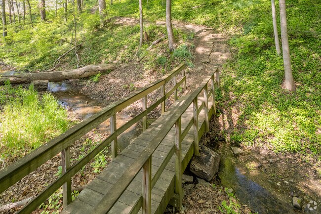Hiking trail at Kennedy Heights Park.