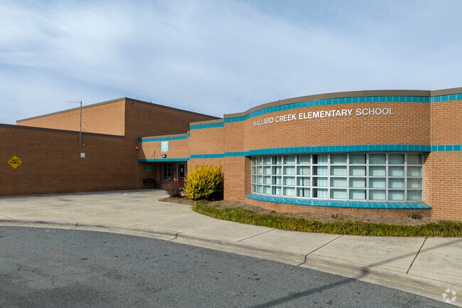Mallard Creek Elementary School main entrance.
