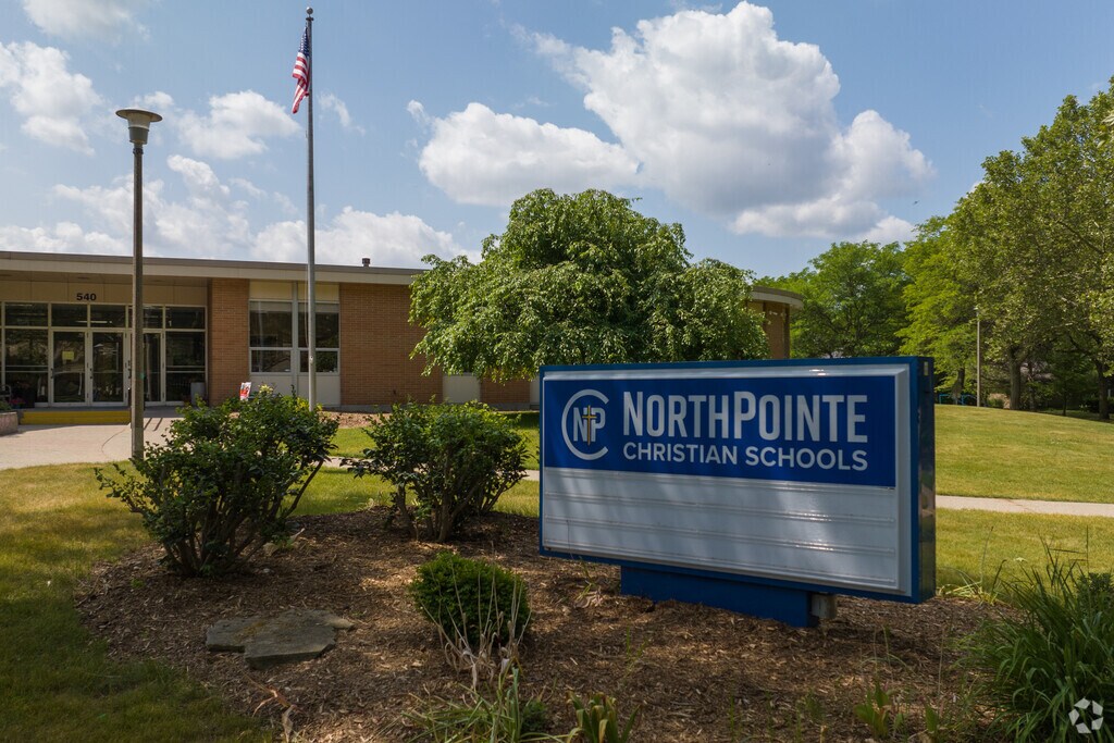 NorthPointe Christian Elementary school can be found on Russwood St. in Grand Rapids, MI.