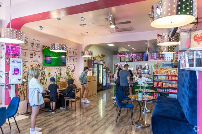 Bambu Desserts and Drinks offers bubble drinks and picturesque seating in Chinatown.