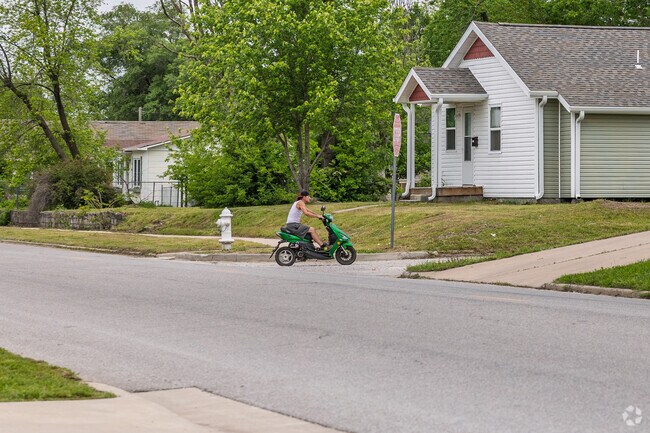 The residential streets of Emerson are generally quiet and low traffic.