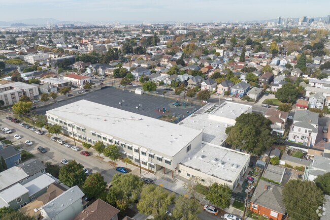 Maya Lin Elementary School in Alameda sits about 3 miles from downtown Oakland.