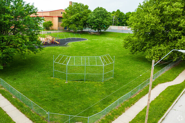 Washington Wheatley's Phillis Wheatley Elementary School has plenty of sports space for students