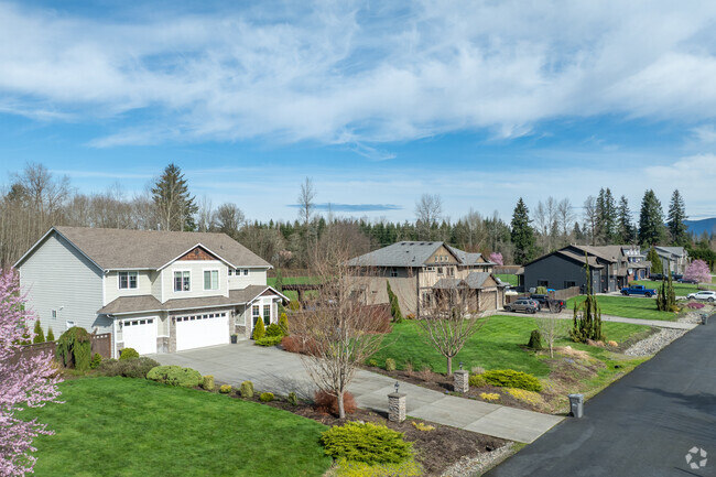 Newer built homes on more private lanes can be found in the Lochsloy neighborhood.