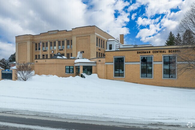 Mina students finish up their academic education at Sherman High School.