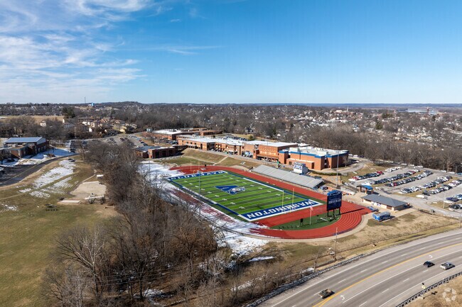 Washington High School is the area's only high school and is home to over 1,300 sudents.