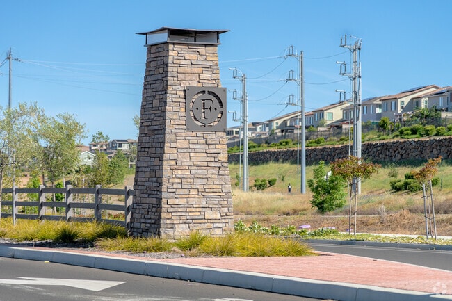 Folsom Ranch neighborhood is identified throughout by its signage.
