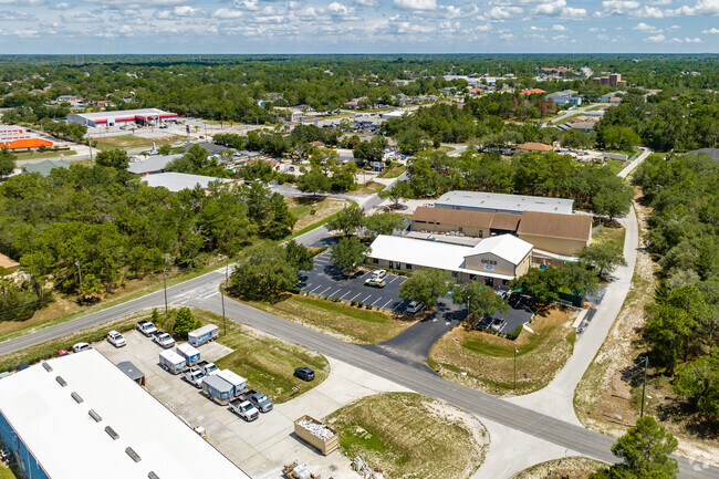 An aerial view of Gulf Coast Academy in Spring Hill.
