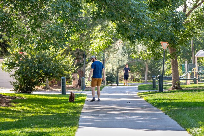 Walk the dog or take a jog along the paved Weir Gulch Trail in Barnum.