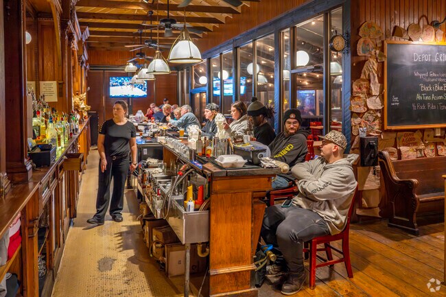 The Depot Grille is a popular spot to grab a drink after work.