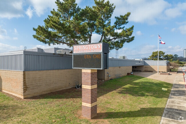 Springtown Intermediate School welcomes all with a promise of growth and community spirit.