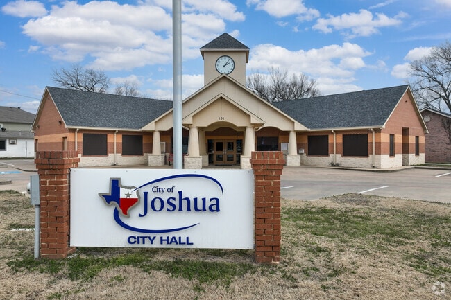 City Hall is located at the heart of Joshua, TX.