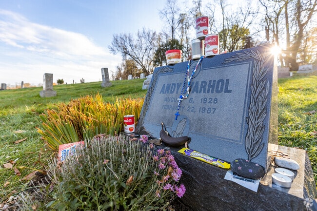The final resting place of Andy Warhol is in Bethel Park.