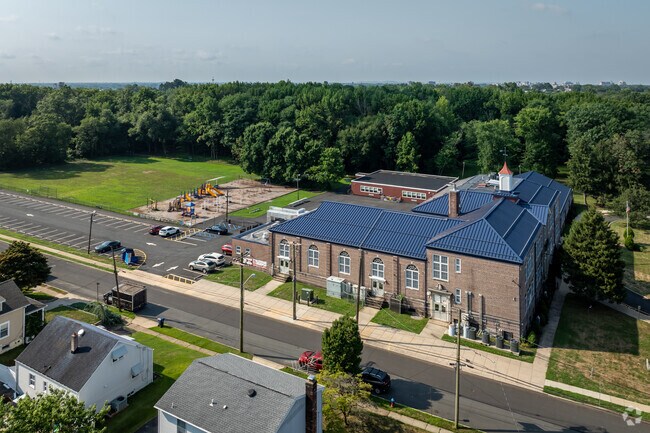 Bookish kids love the learning environment atSlackwood Elementary School, Lawrence Township, NJ.