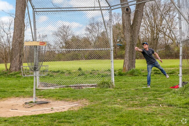 Play 18 holes of disc golf in Emmaus at Camp Olympic Park along rolling hills and woods.