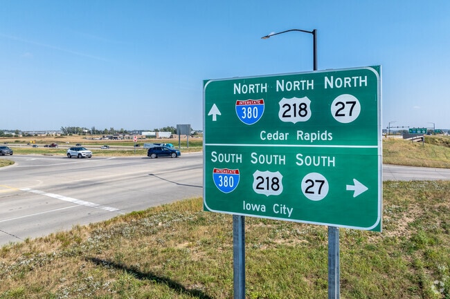 Tiffin residents have immediate access to Interstates 80 and 380 which lead to Iowa City and Cedar Rapids.
