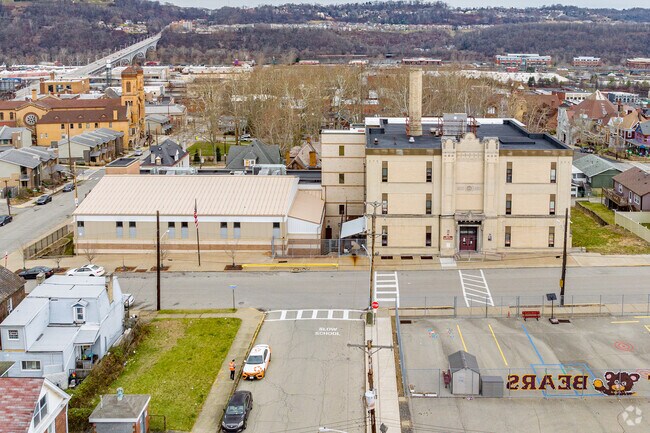 Barrett Elementary School is nestled amongst the hills of Munhall.