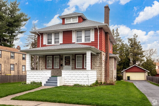 Colonial-style homes are part of Willow Grove’s mix of classic suburban architecture.
