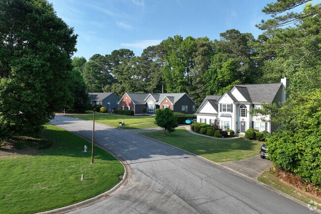 Sugar Hill homes feature cross-gable roofs with at least two roof lines.