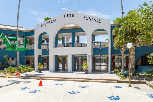 Estero High School in Estero has over 1,600 students in grades 9-12th.