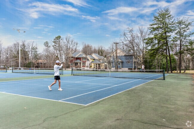 South Fork residents can play tennis or pickleball on the courts at South Fork Park.