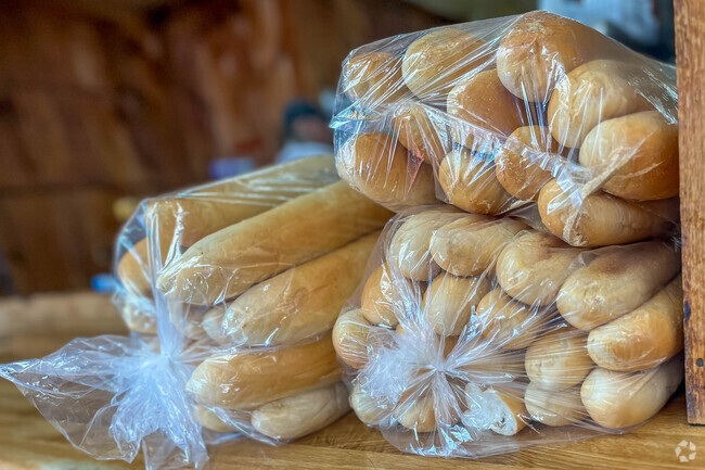 The Sandwich Man in Paxtonia, uses only fresh baked rolls.