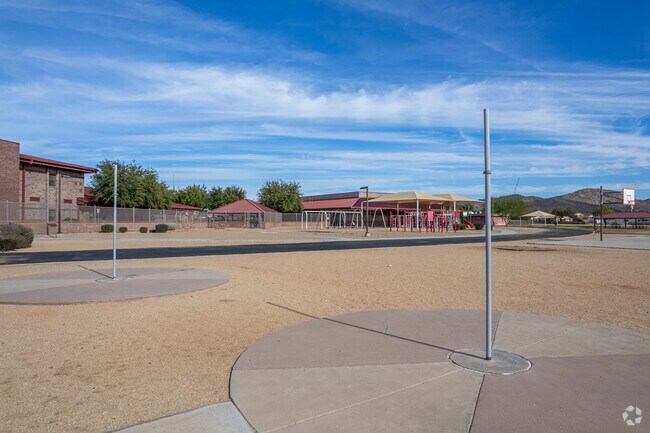 Tetherball fun at Copper Creek Elementary School in Glendale.
