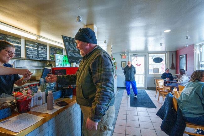 Whether you decide to dine in or take your order to go, you'll always leave Huddy's in Milton with a smile.