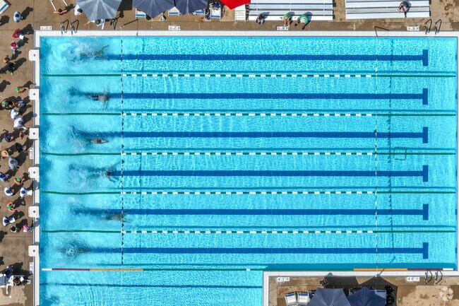 Dive into the pool on a hot summer day at the River Run club house.