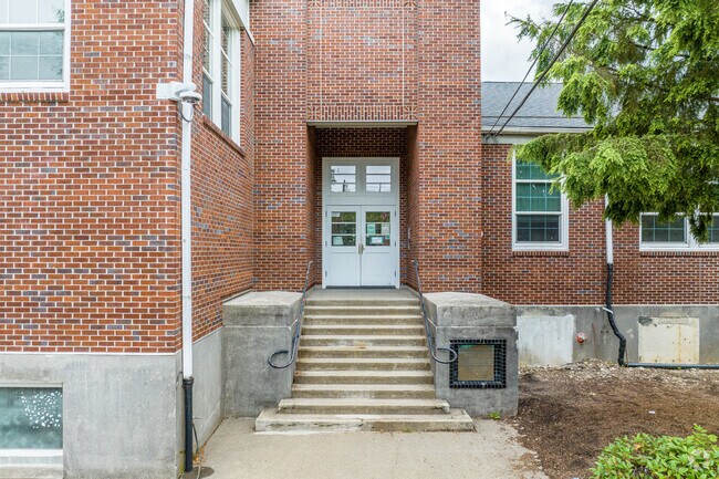 The Front Door of Pleasant Valley Elementary School in Rock Creek Neighborhood.