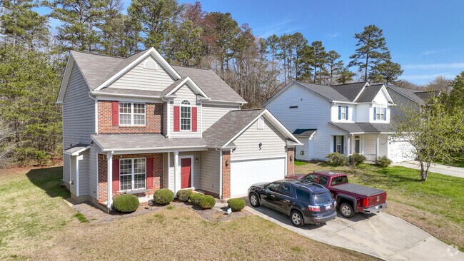 Many two story homes surround the Coulwood Hills neighborhood.