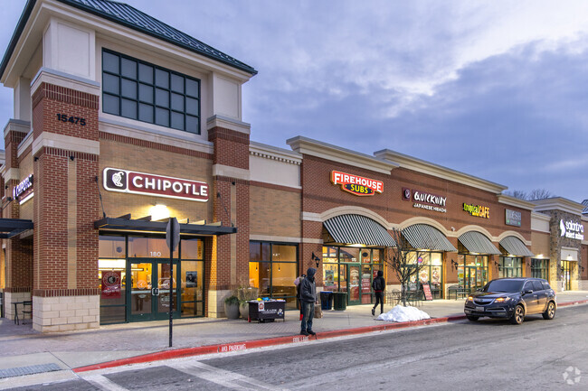 Bowie Marketplace near Rockledge has many places to eat including Chipotle.