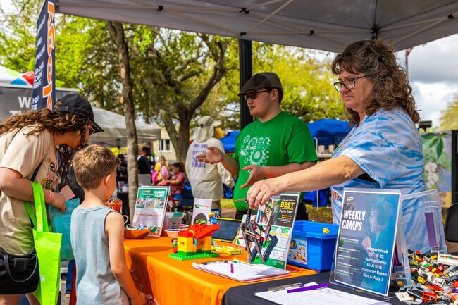Downtown Winter Haven's farmers market features local vendors and artists.