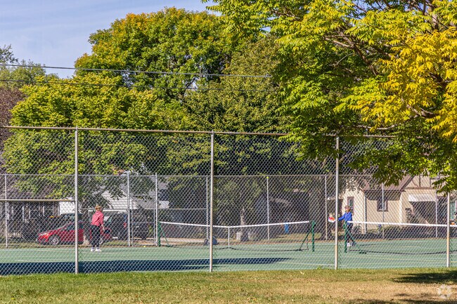 Goose Egg Park in Lowertown offers athletic fields, including tennis courts.