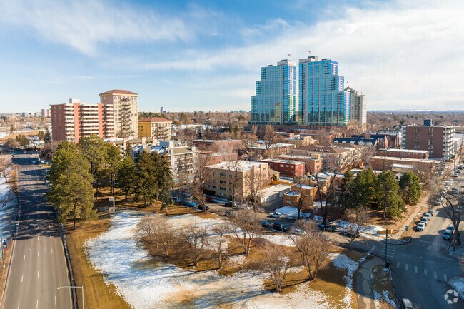 Speer features early 1900s architecture among its residential blocks.