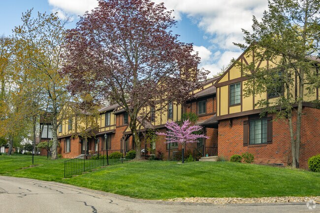 Townhome communities are common in Aleppo Township.