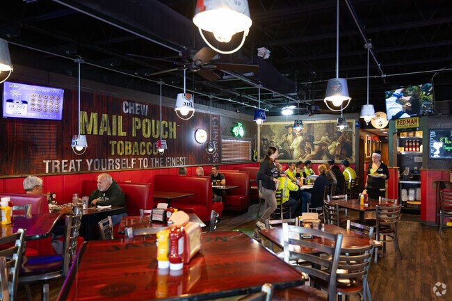 The Mail Pouch Saloon in Swanton is a great place to have a drink with friends after work.