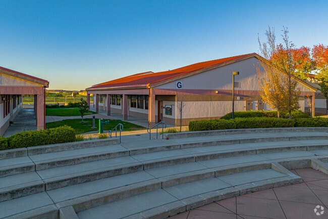 Rock Creek Elementary School amphitheater has plenty of room for gatherings.