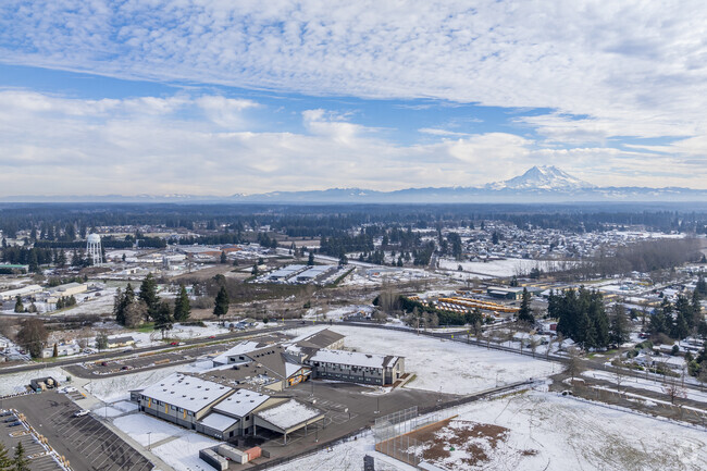 View from above of Yelm Middle School.