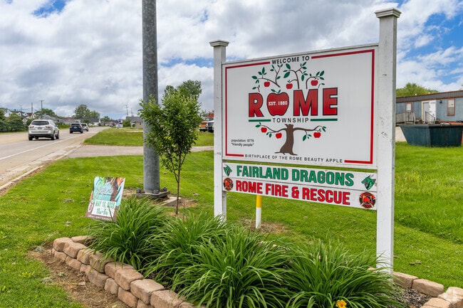 Established around 1821, Rome Township was originally known as Center Township before adopting its current name.