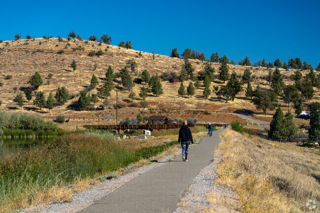 Greenhorn Reservoir has various trails that pass Gold Rush artifacts and a body of water on the outskirts of town.