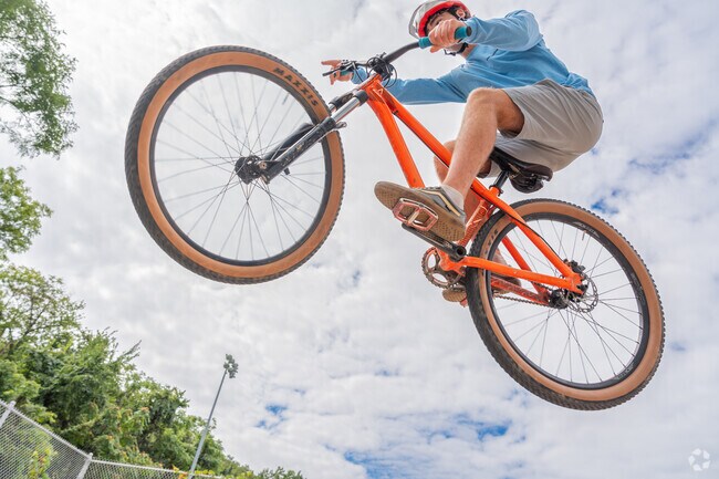 BMX biking can be done at West Penn Park in Polish Hill.