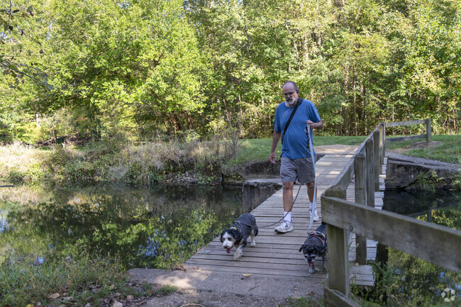 Benton locals have many different locations where dogs can be walked in nature.