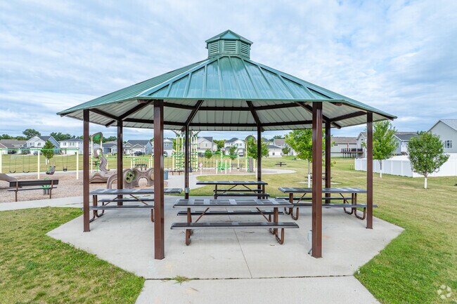 Goldenwood Park has a great gazebo to use for party's and other gatherings.