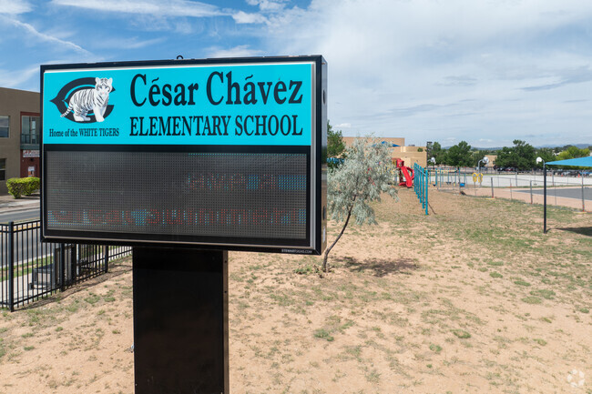 Cesar Chavez Elementary School carries a C- from Niche.