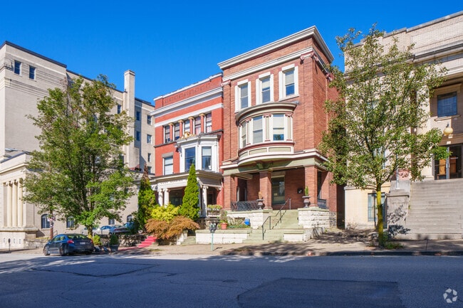 Most of the multi-unit properties in East Wheeling sit close to one another.