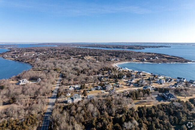 All kinds of homes are shown off In a  Beavertail neighborhood.