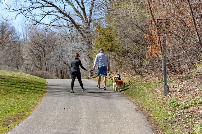 Walk or cycle the trails of Normandale Lake.