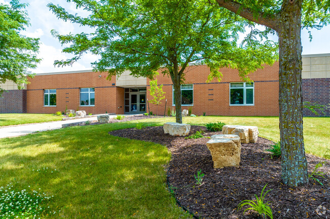 Students of Maple Grove Elementary enjoy outdoor spaces for learning and fun.